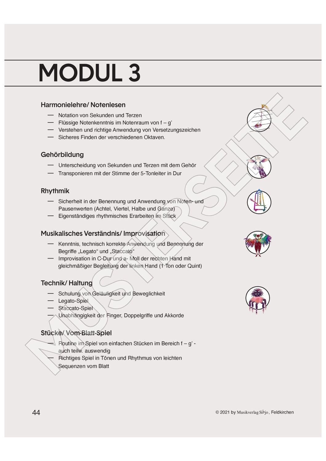 Bild: 9790900012661 | Klavierschule OH! Modul 1-3 | Johanna Aae | Broschüre | 90 S. | 2021