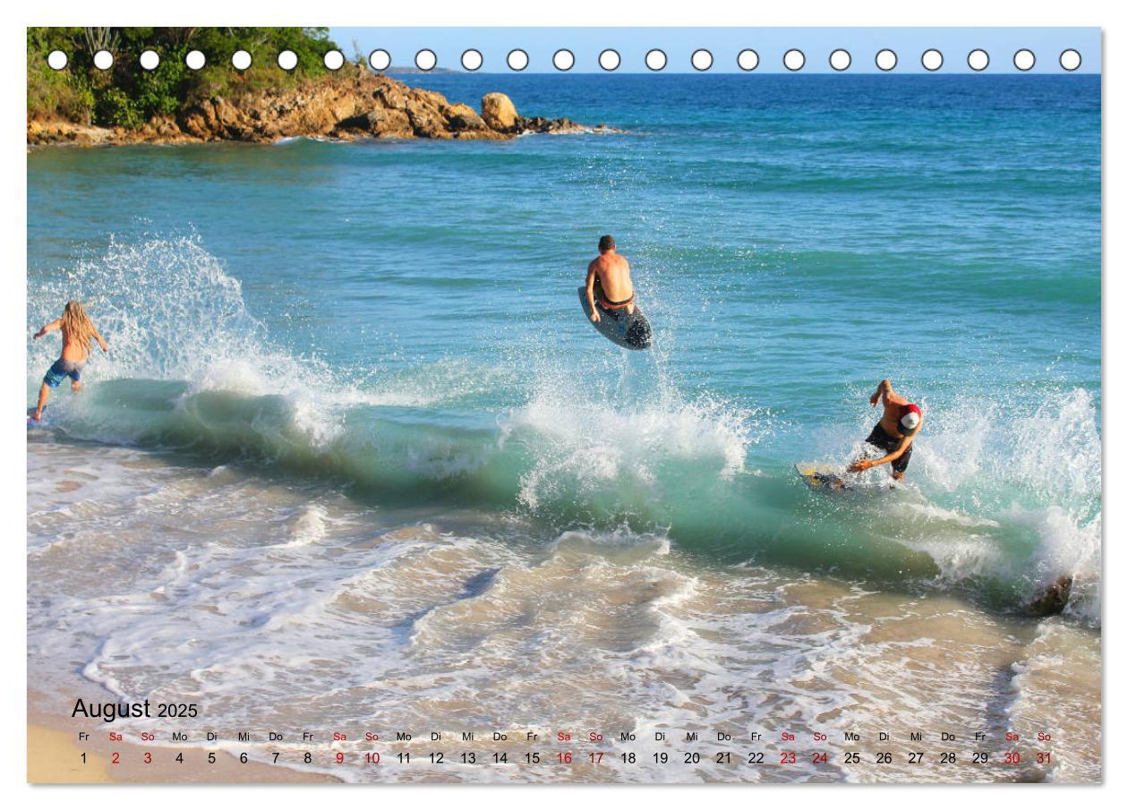 Bild: 9783435328505 | Surfen - die perfekte Welle (Tischkalender 2025 DIN A5 quer),...