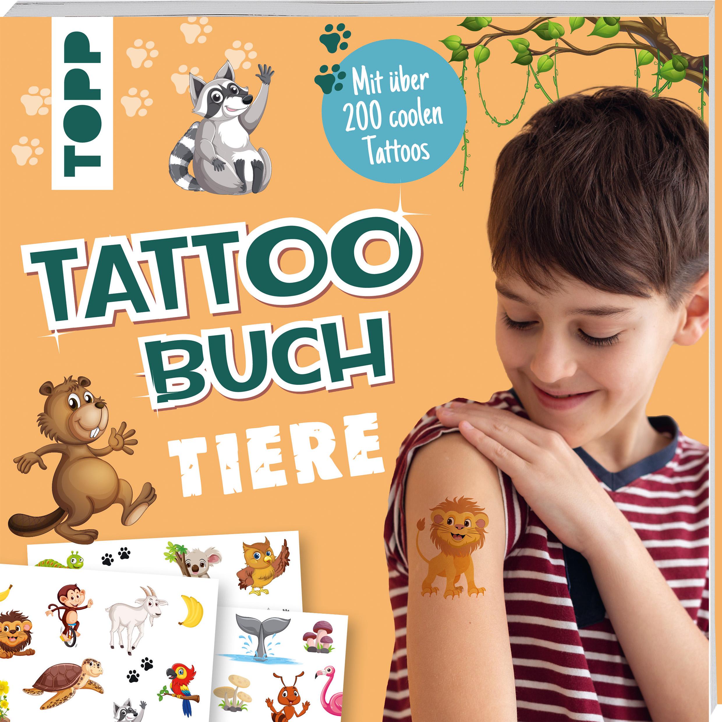 Cover: 9783735891822 | Tattoobuch Tiere | Mit über 200 coolen Tattoos | Frechverlag | Buch