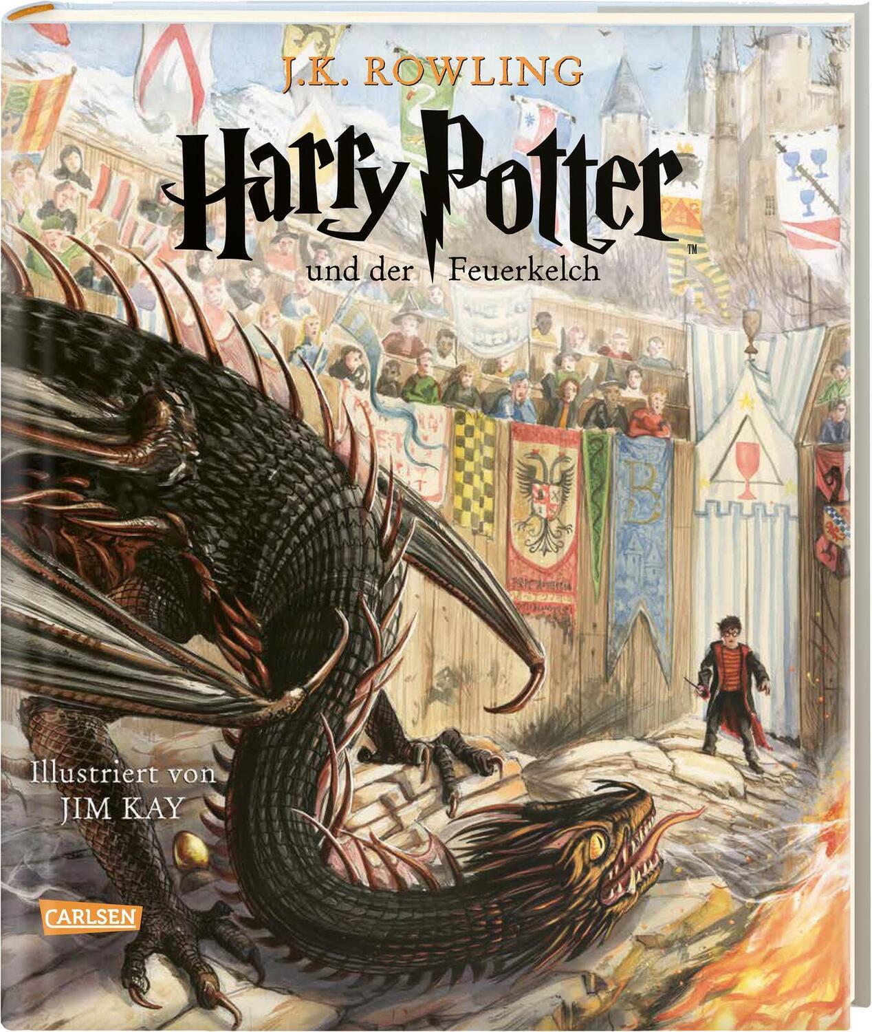 Cover: 9783551559043 | Harry Potter und der Feuerkelch (farbig illustrierte...