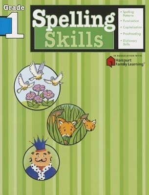 Cover: 9781411403826 | Spelling Skills: Grade 1 (Flash Kids Harcourt Family Learning) | Kids
