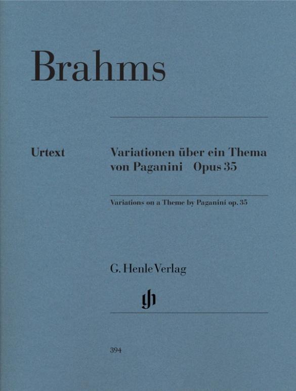 Cover: 9790201803944 | Brahms, Johannes - Paganini-Variationen op. 35 | Johannes Brahms