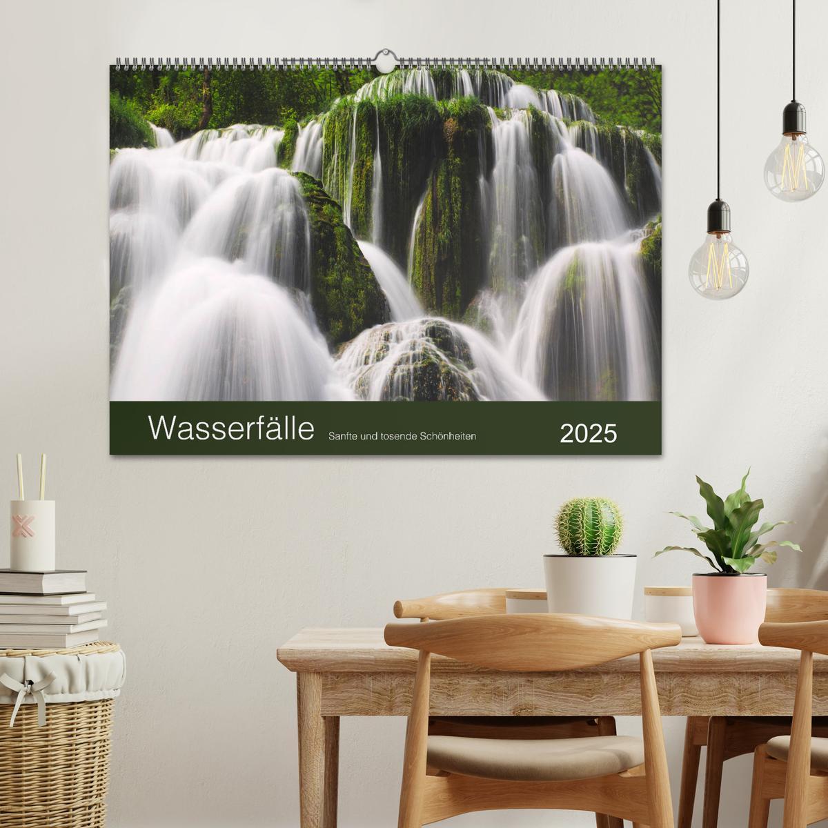 Bild: 9783435603541 | WASSERFÄLLE - Sanfte und tosende Schönheiten (Wandkalender 2025 DIN...