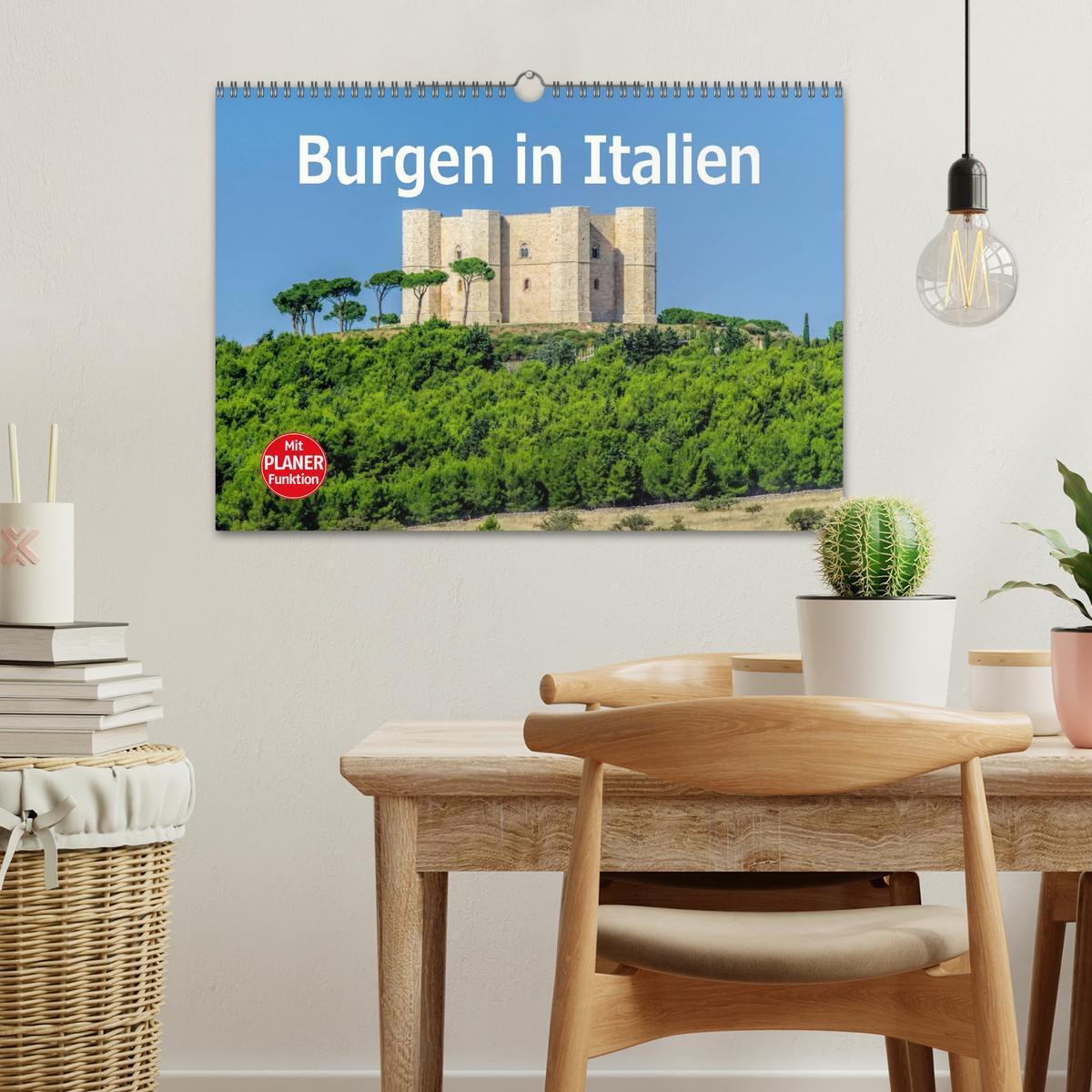 Bild: 9783435507757 | Burgen in Italien (Wandkalender 2025 DIN A3 quer), CALVENDO...