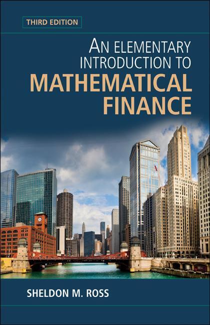 Cover: 9780521192538 | An Elementary Introduction to Mathematical Finance | Sheldon M. Ross