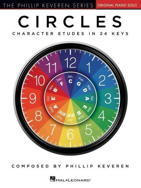 Cover: 888680966140 | Circles - Character Etudes in 24 Keys - Phillip Keveren Series | Buch