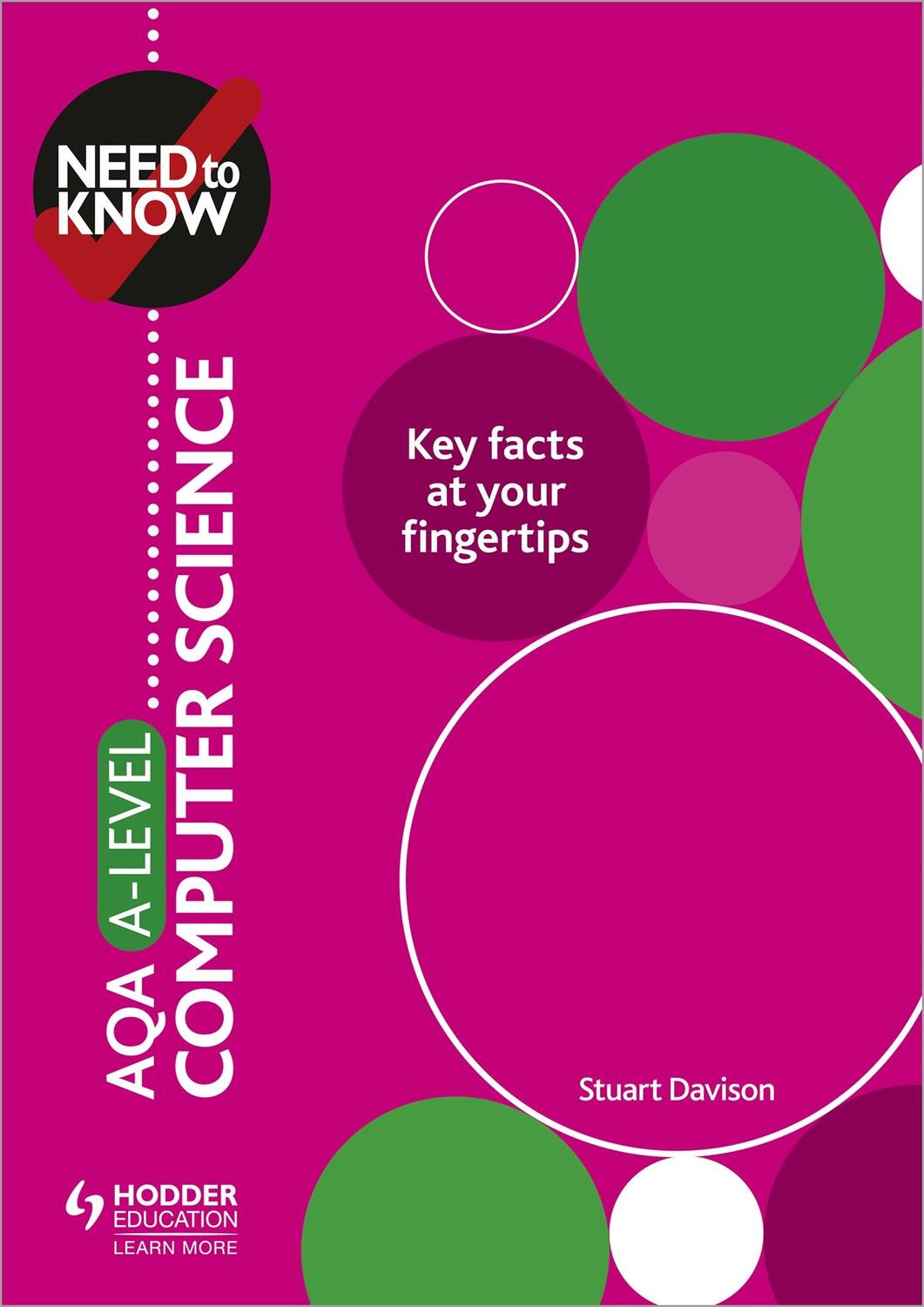 Cover: 9781510428560 | Need to Know: AQA A-level Computer Science | Stuart Davison | Buch