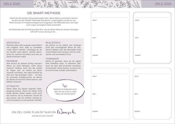 Bild: 9783731881384 | Buchkalender Create &amp; Plan Floral 2025 | Verlag Korsch | Buch | 192 S.