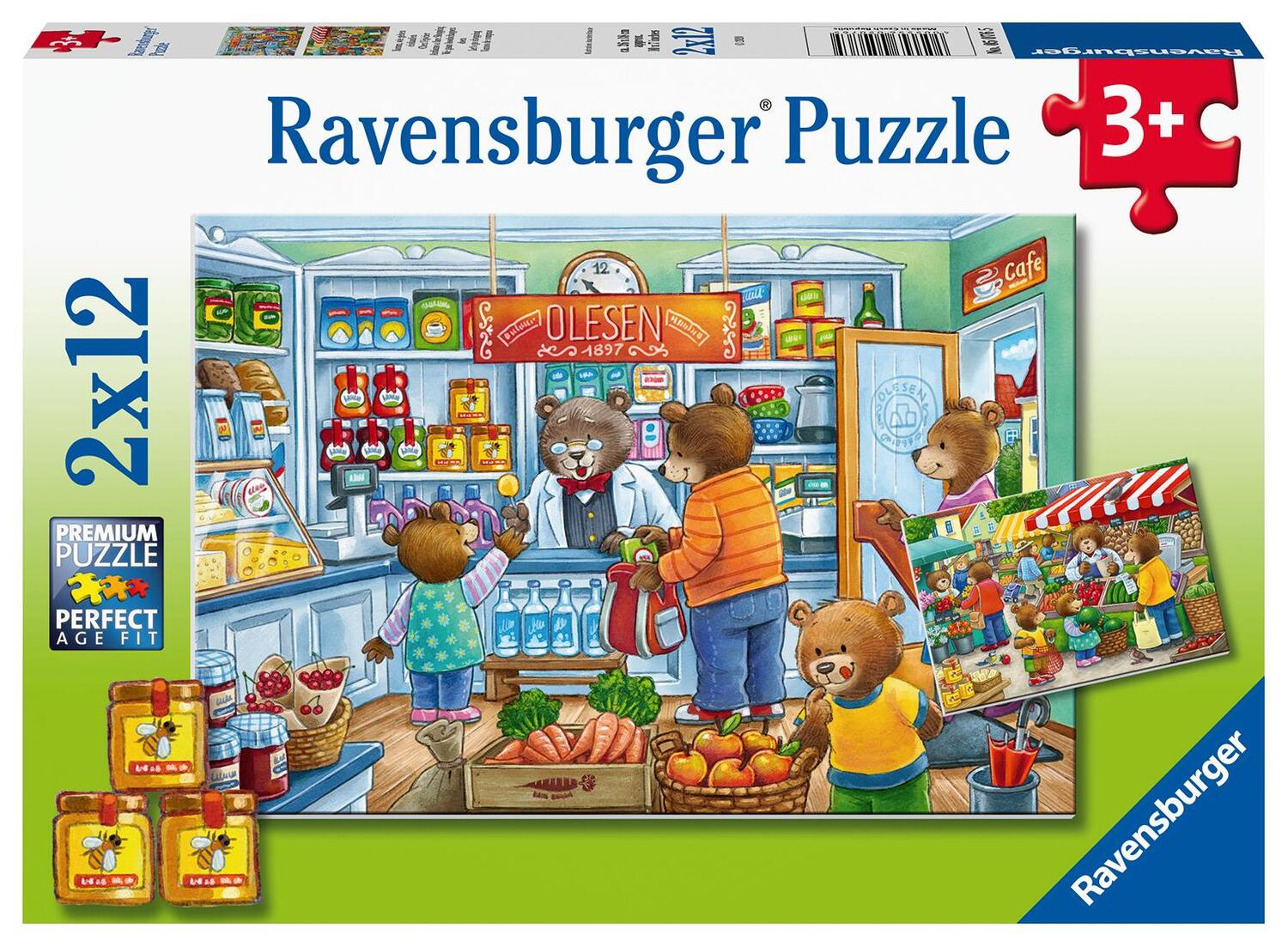 Cover: 4005556050765 | Ravensburger Kinderpuzzle - 05076 Komm, wir gehen einkaufen -...