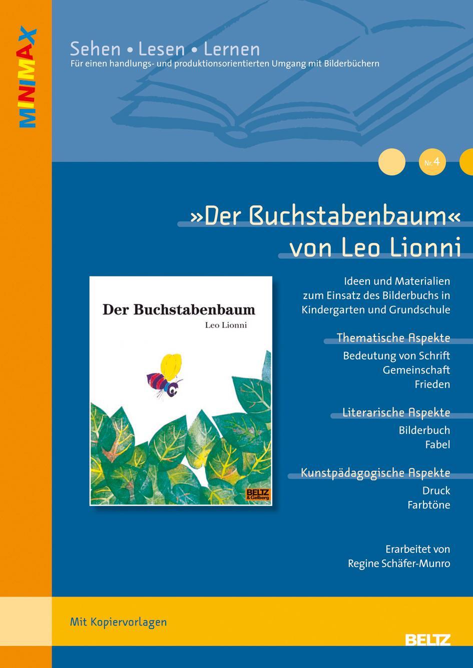 Cover: 9783407627643 | »Der Buchstabenbaum« von Leo Lionni | Regine Schäfer-Munro | Broschüre