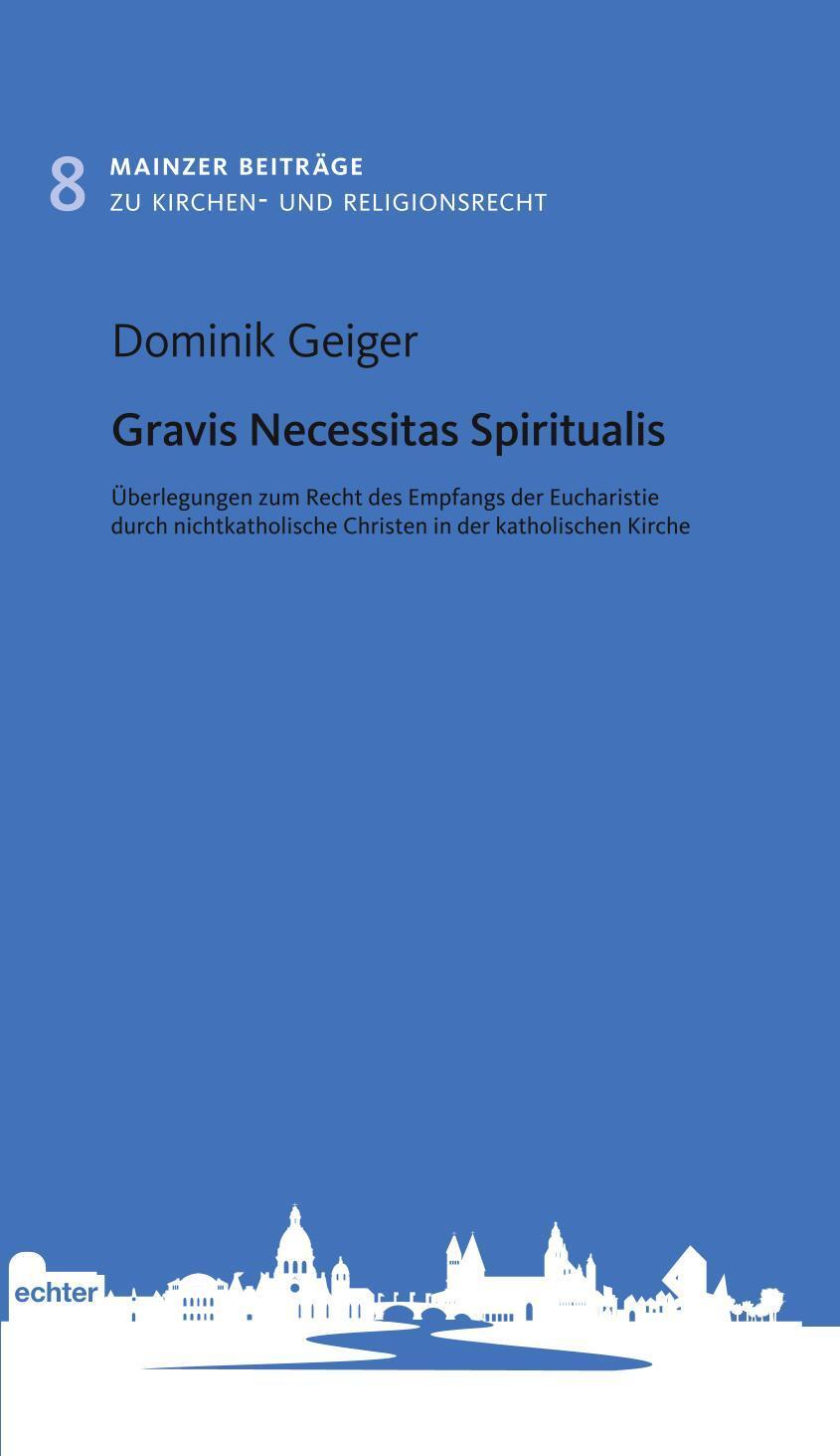 Cover: 9783429056100 | Gravis Necessitas Spiritualis | Dominik Geiger | Taschenbuch | 120 S.