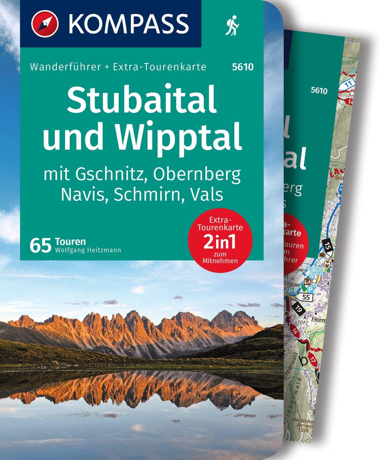 Cover: 9783991215462 | KOMPASS Wanderführer Stubaital und Wipptal mit Gschnitz, Obernberg,...
