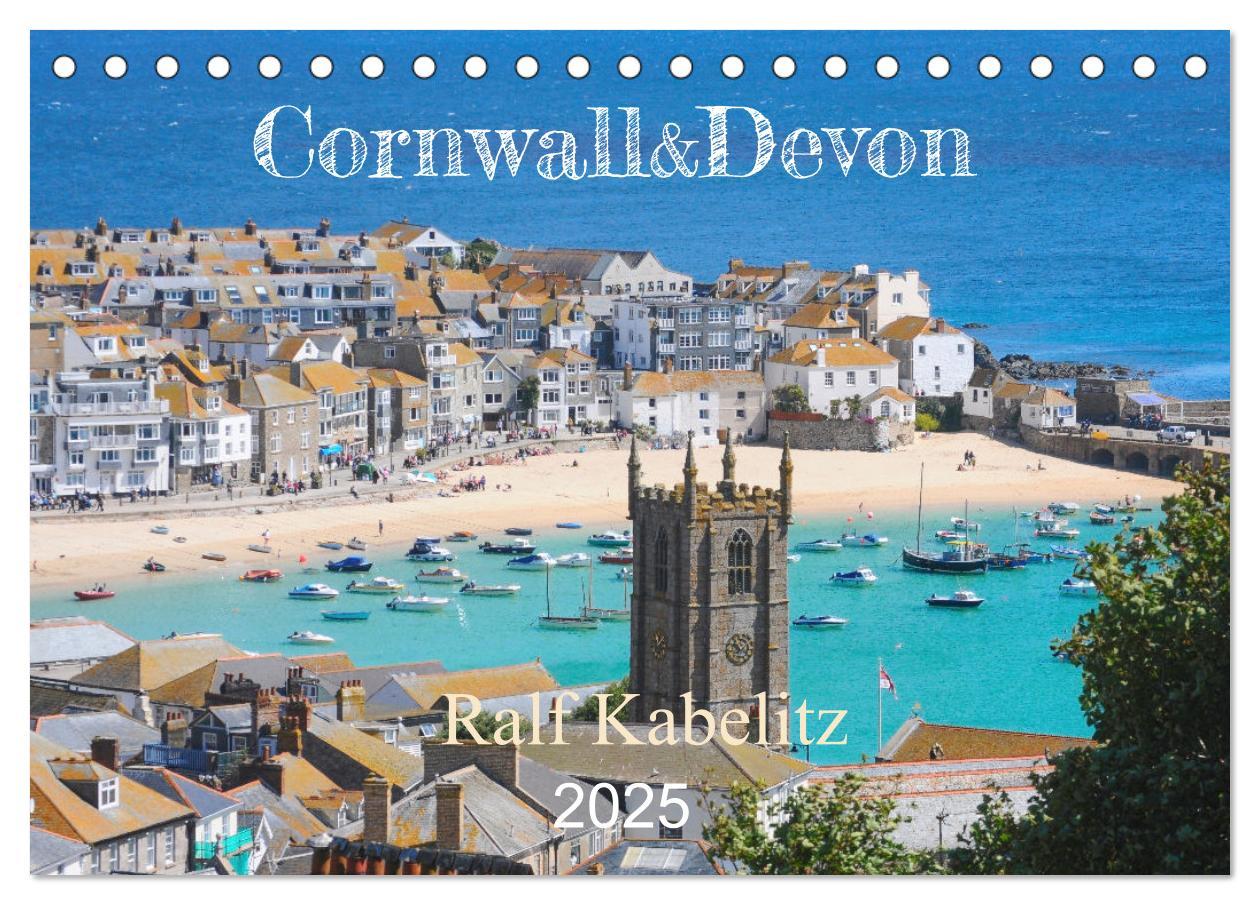 Cover: 9783383909191 | Cornwall &amp; Devon 2025 (Tischkalender 2025 DIN A5 quer), CALVENDO...