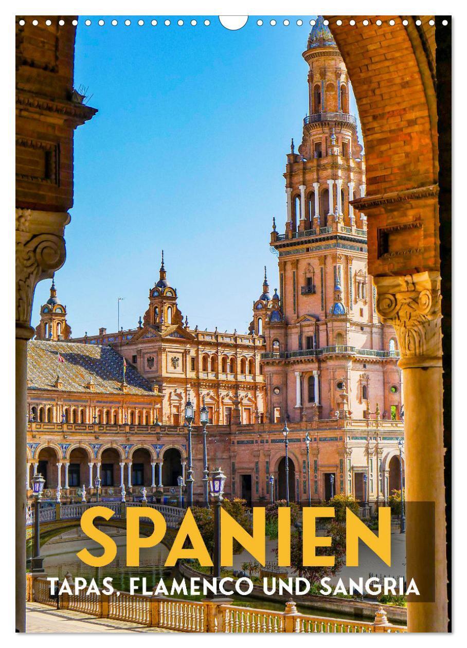 Cover: 9783675596337 | Spanien - Tapas, Flamenco und Sangria (Wandkalender 2024 DIN A3...