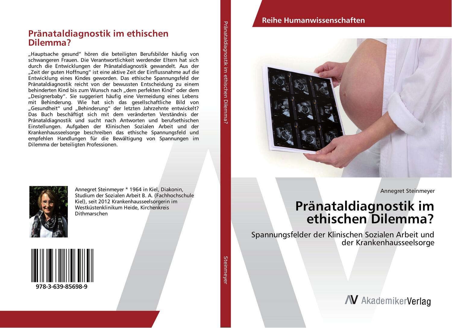 Cover: 9783639856989 | Pränataldiagnostik im ethischen Dilemma? | Annegret Steinmeyer | Buch