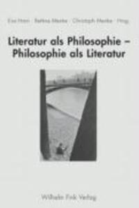 Cover: 9783770540990 | Literatur als Philosophie - Philosophie als Literatur | Taschenbuch