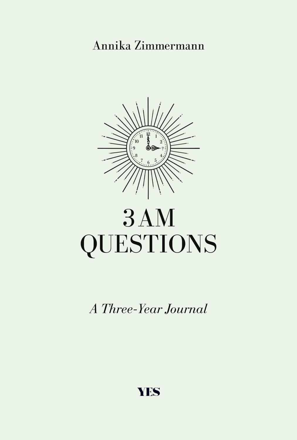 Cover: 9783969052105 | 3 AM Questions | Annika Zimmermann | Taschenbuch | Paperback | 368 S.