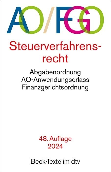 Cover: 9783423532198 | Abgabenordnung | Taschenbuch | dtv-Taschenbücher Beck Texte | 953 S.