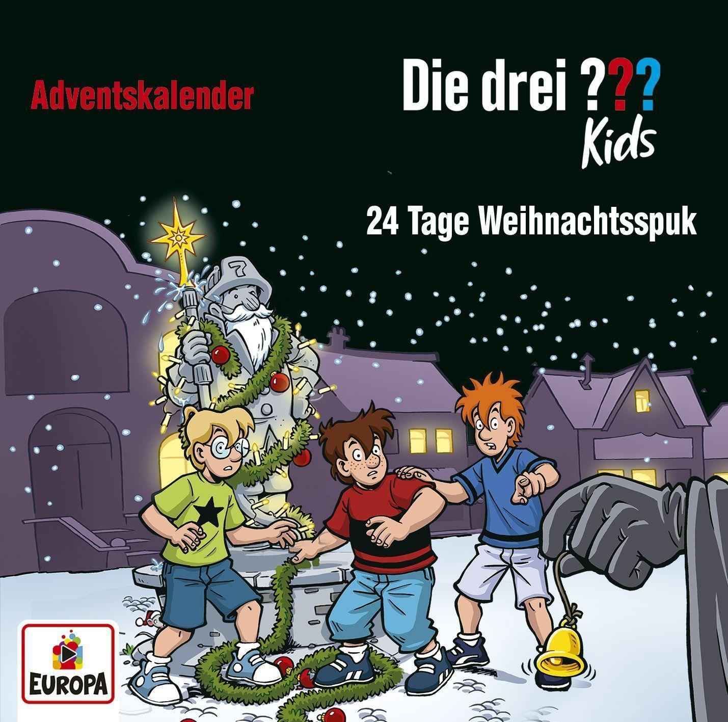 Cover: 9783803233363 | Die drei ??? Kids Adventskalender - 24 Tage Weihnachtsspuk | Audio-CD