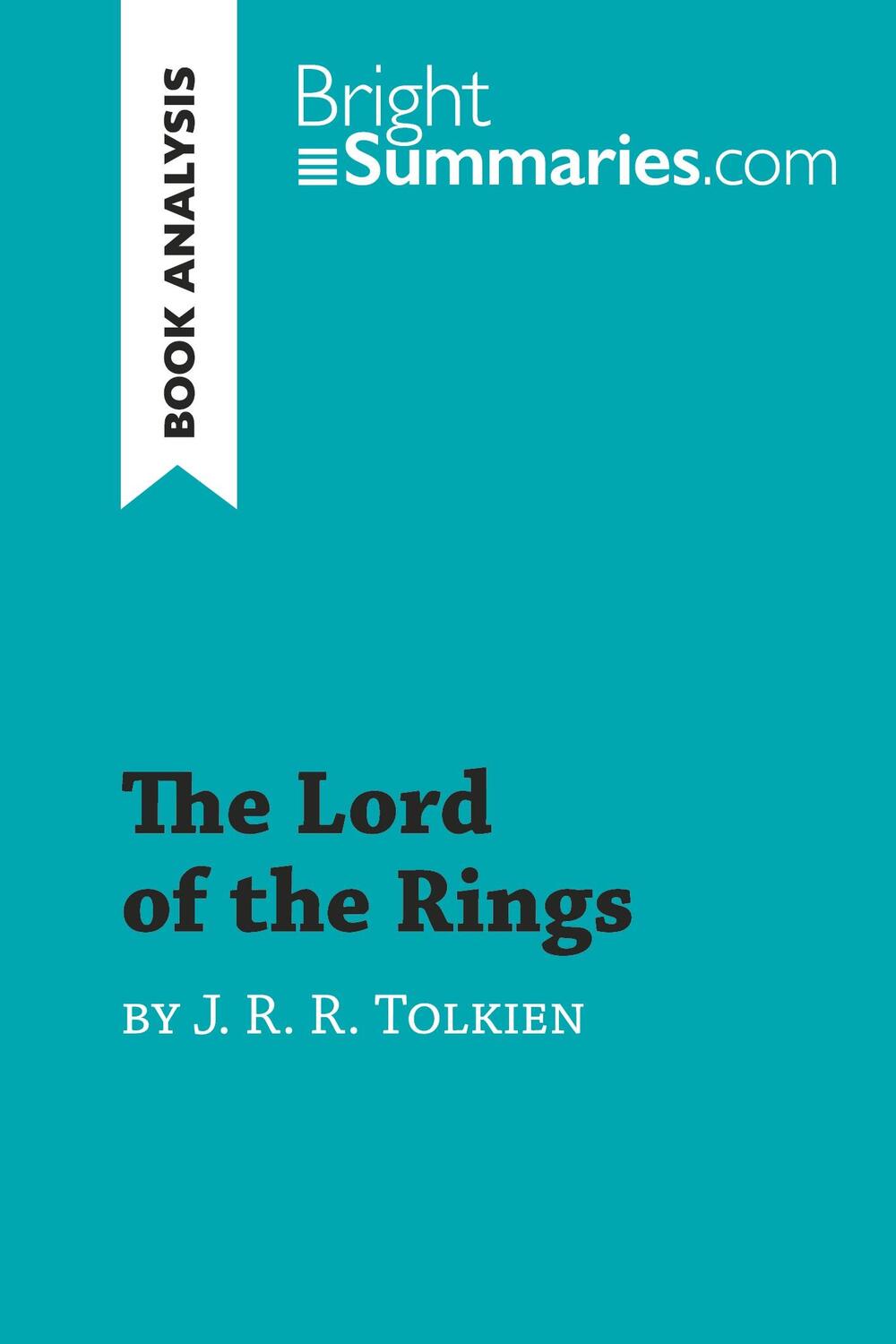 Cover: 9782808012195 | The Lord of the Rings by J. R. R. Tolkien (Book Analysis) | Summaries