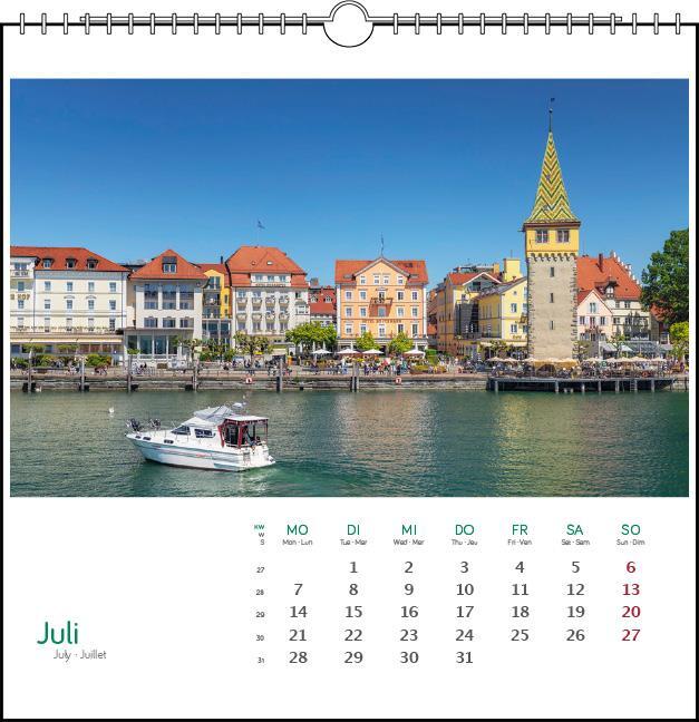 Bild: 9783861924111 | Östlicher Bodensee 2025 | Postkarten-Tischkalender | Fotografen | 2025