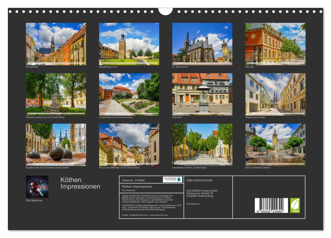 Bild: 9783435224692 | Köthen Impressionen (Wandkalender 2025 DIN A3 quer), CALVENDO...