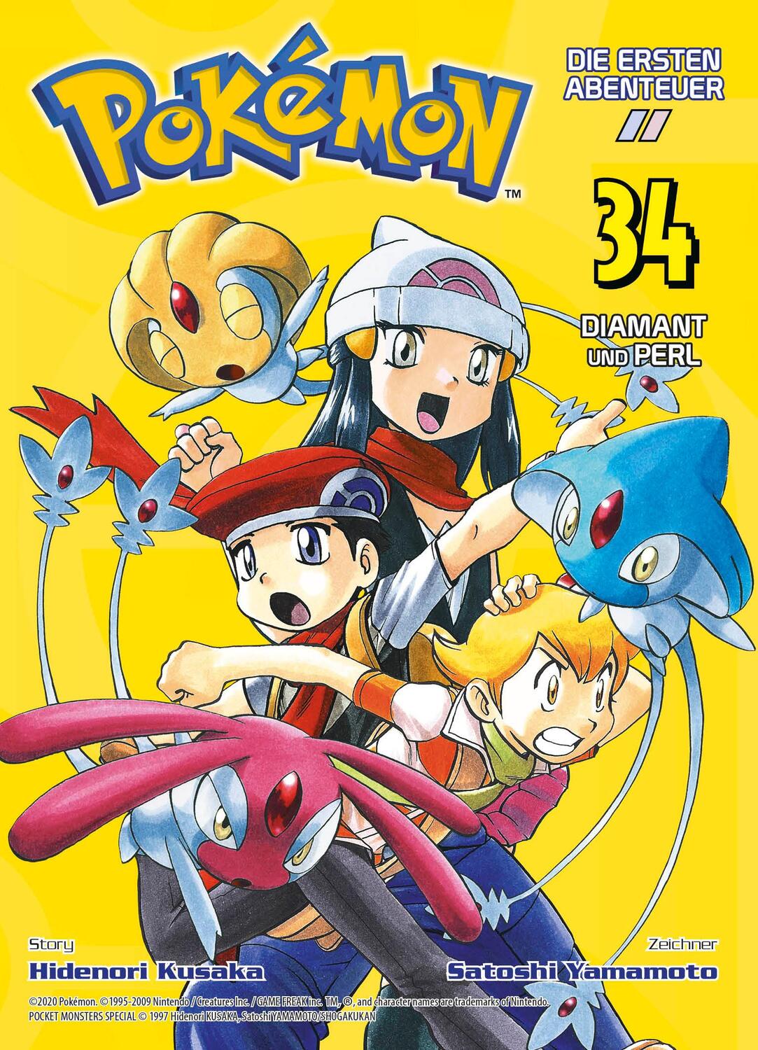 Cover: 9783741619625 | Pokémon - Die ersten Abenteuer | Bd. 34: Diamant und Perl | Buch