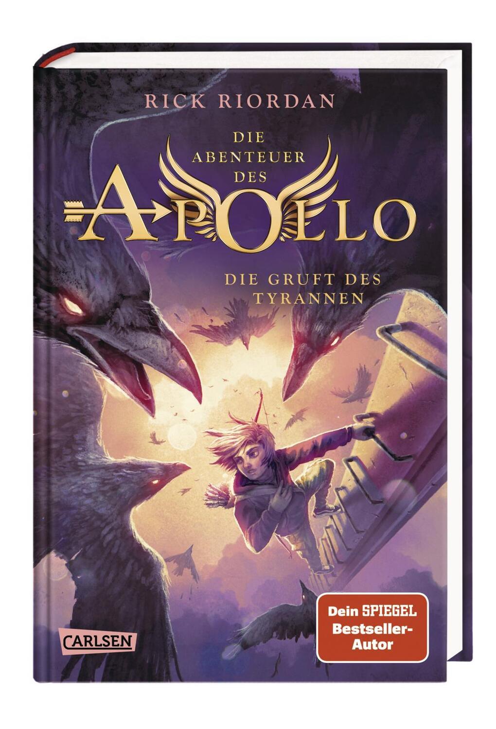 Cover: 9783551556912 | Die Abenteuer des Apollo 4: Die Gruft des Tyrannen | Rick Riordan