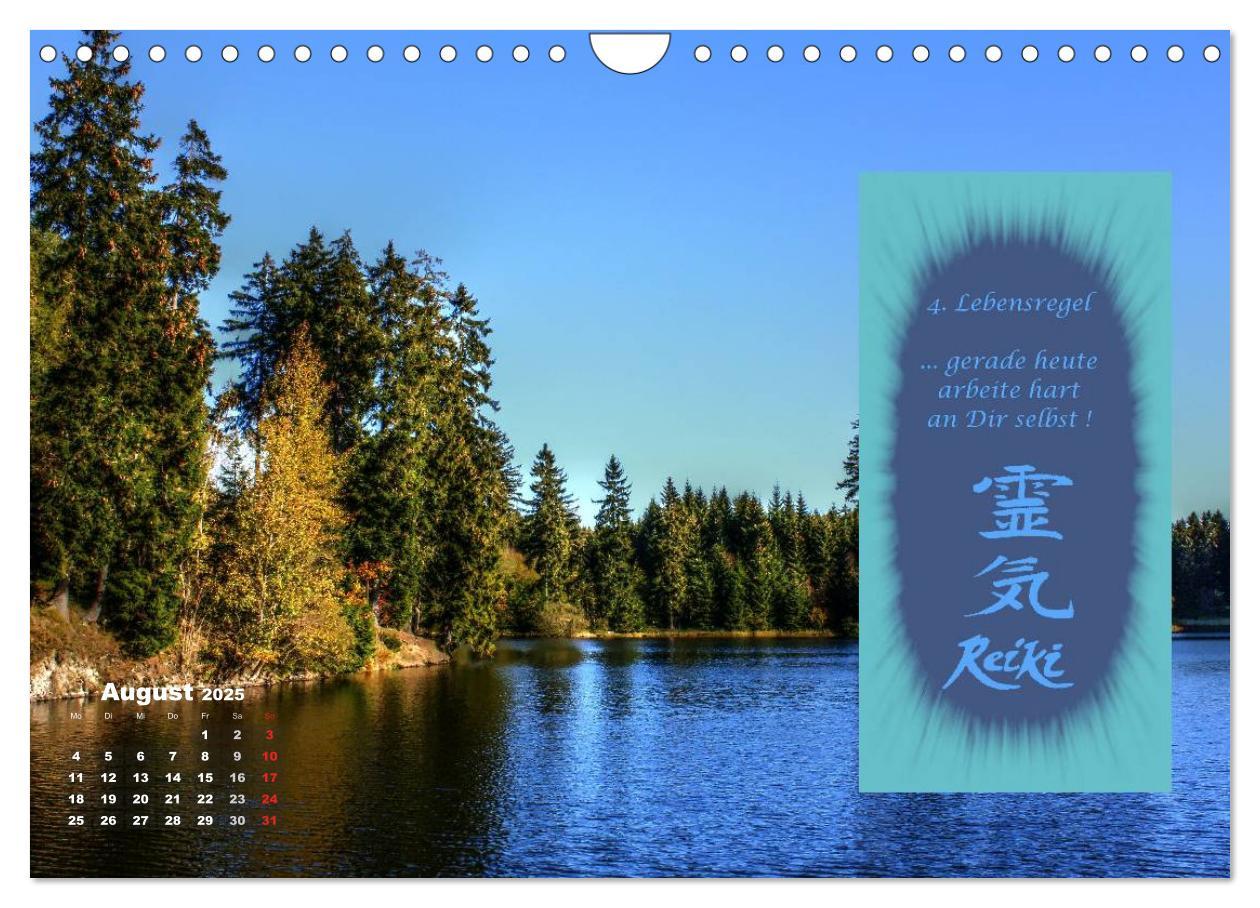 Bild: 9783435602629 | REIKI - Chakrameditation (Wandkalender 2025 DIN A4 quer), CALVENDO...