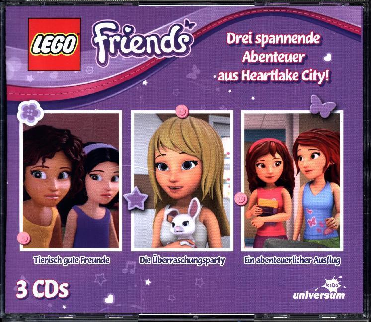Cover: 889854187620 | LEGO Friends Hörspielbox. Box.1, 3 Audio-CD | Audio-CD | 132 Min.