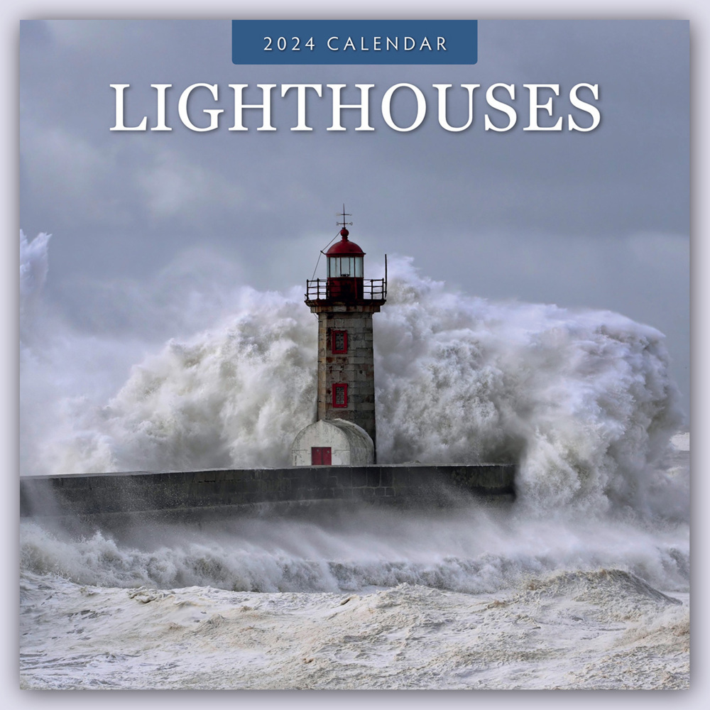 Cover: 9781804422670 | Lighthouses - Leuchttürme 2024 - 16-Monatskalender | Ltd | Kalender