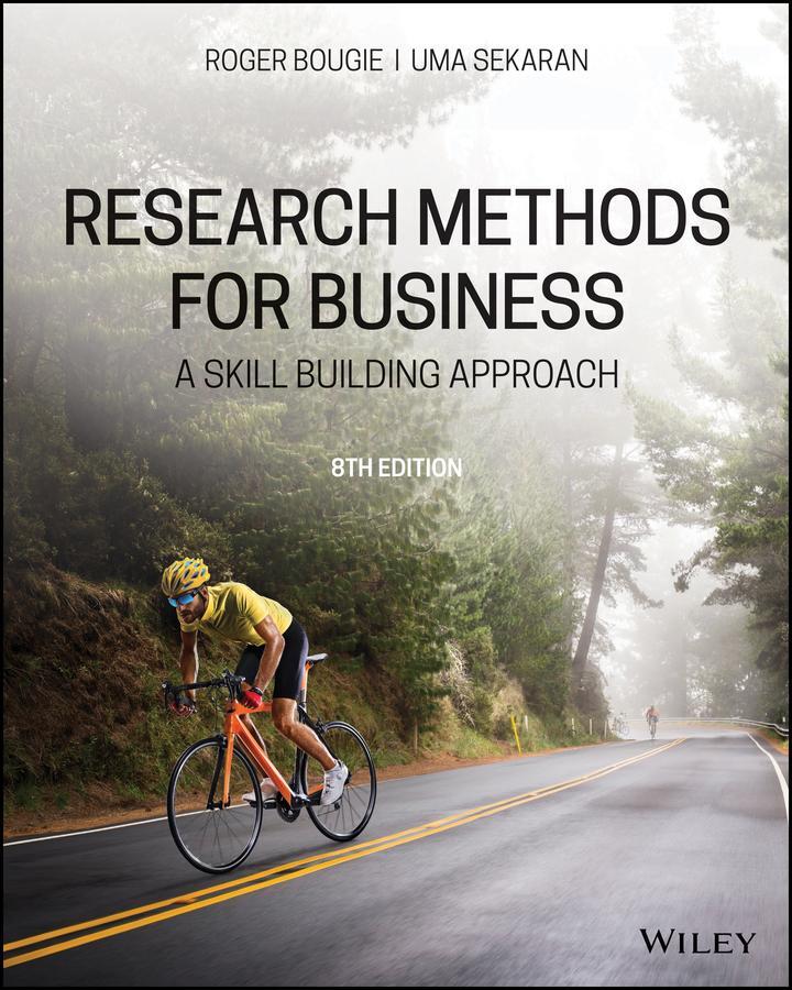 Cover: 9781119663706 | Research Methods For Business | A Skill Building Approach | Buch