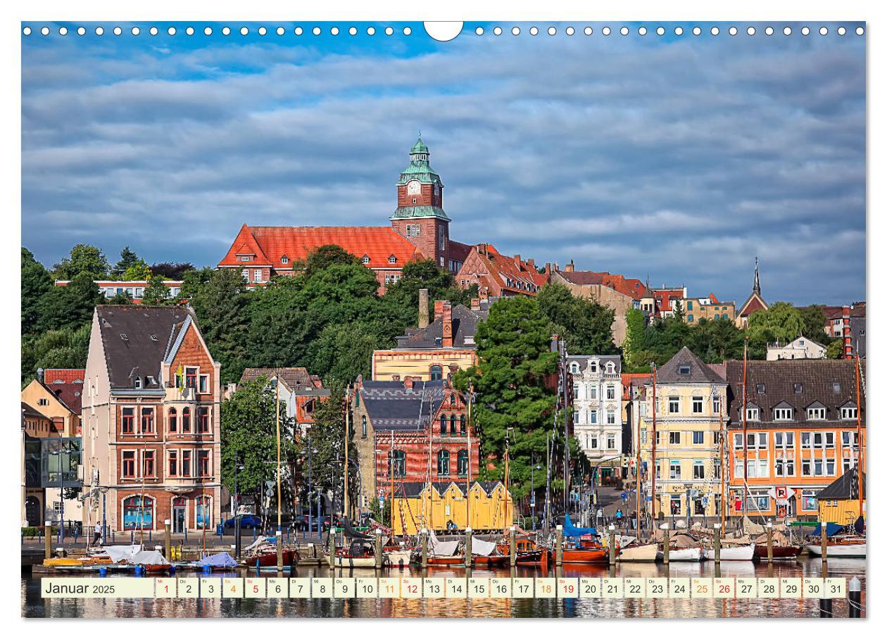 Bild: 9783435335565 | Bezauberndes Flensburg (Wandkalender 2025 DIN A3 quer), CALVENDO...