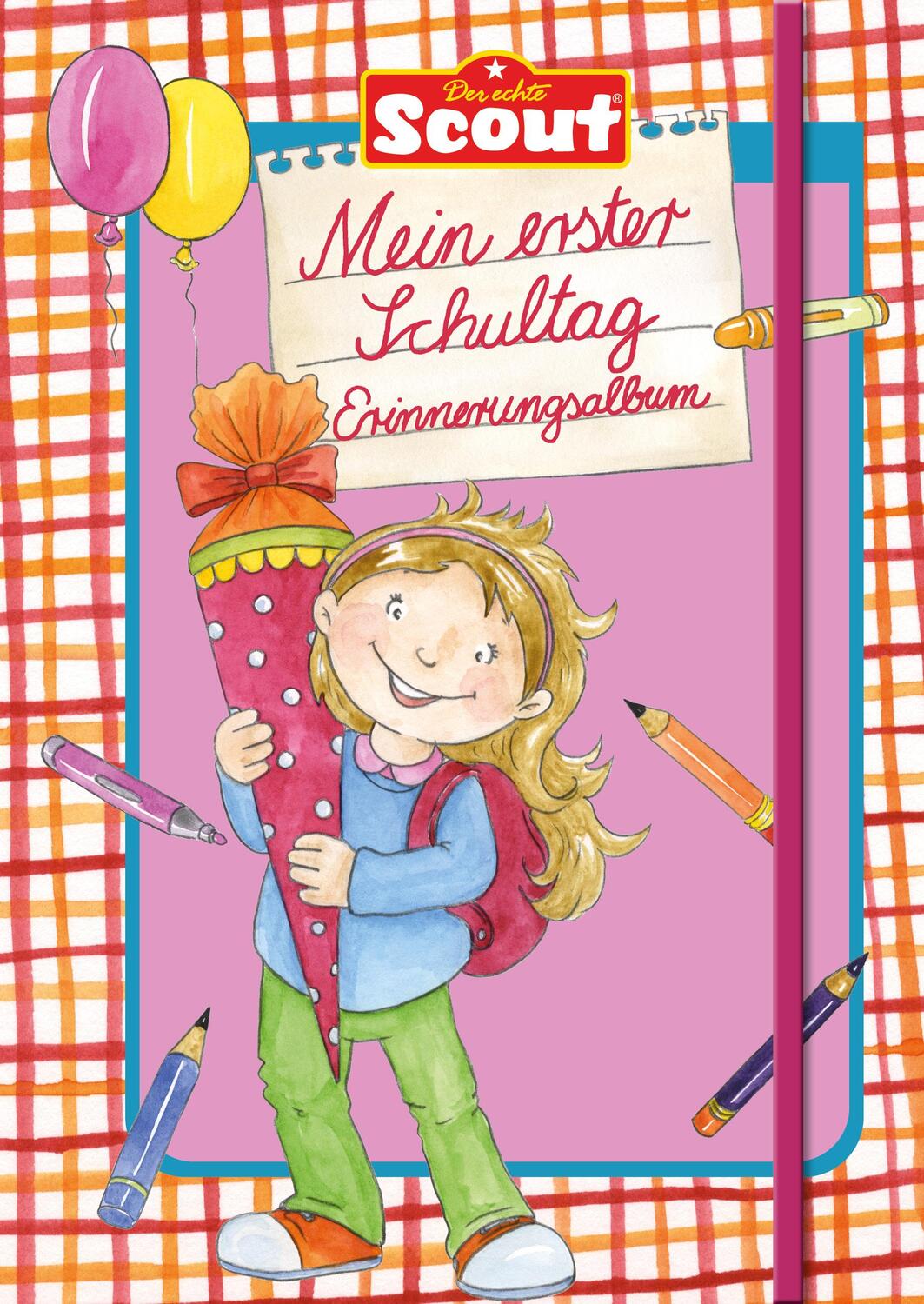 Cover: 4260188014503 | Scout - Mein erster Schultag Erinnerungsalbum (Mädchen) | Buch | 64 S.