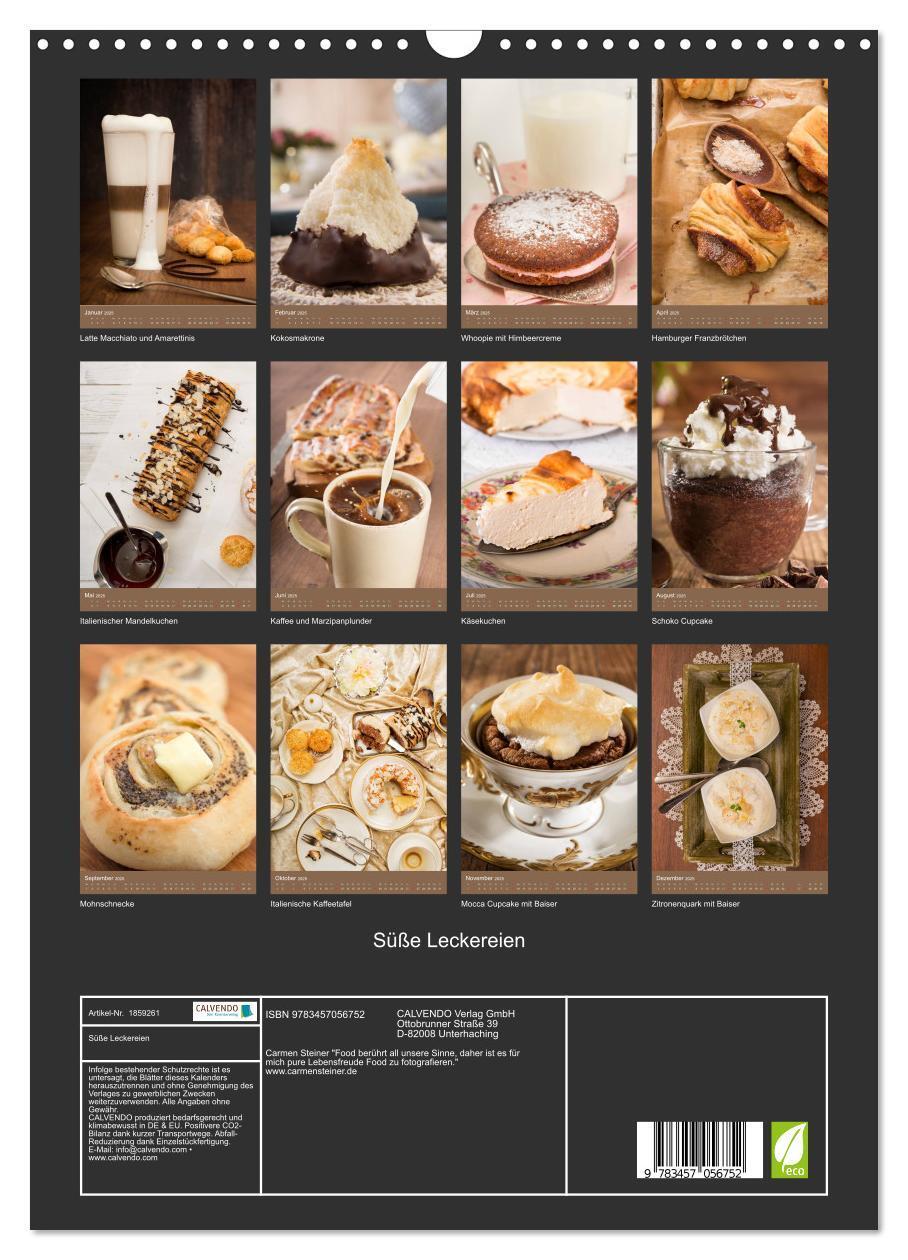 Bild: 9783457056752 | Süße Leckereien (Wandkalender 2025 DIN A3 hoch), CALVENDO...