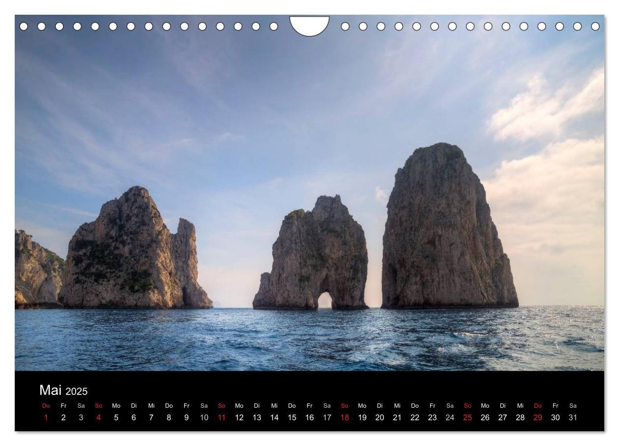 Bild: 9783435596430 | Amalfiküste und Capri (Wandkalender 2025 DIN A4 quer), CALVENDO...