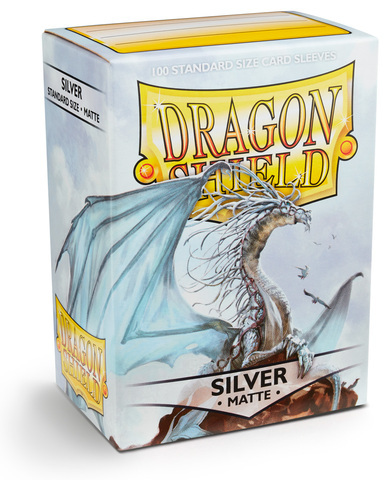 Cover: 5706569110086 | DS100 Matte - Silver | DragonShield | ART11008 | Dragon Shield!