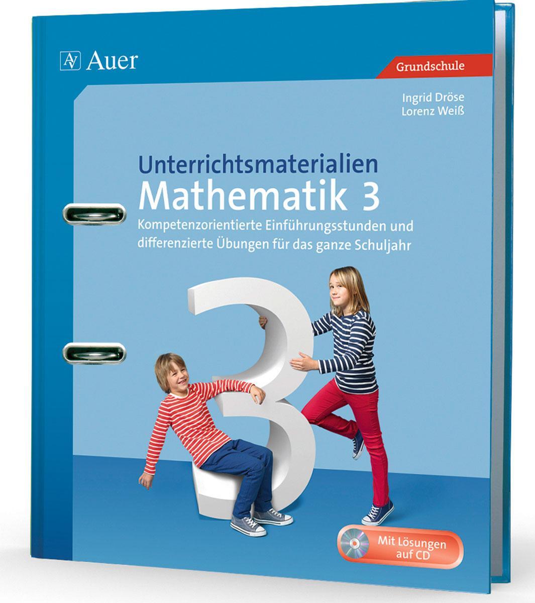 Cover: 9783403074748 | Unterrichtsmaterialien Mathematik 3 | Ingrid Dröse (u. a.) | Mappe