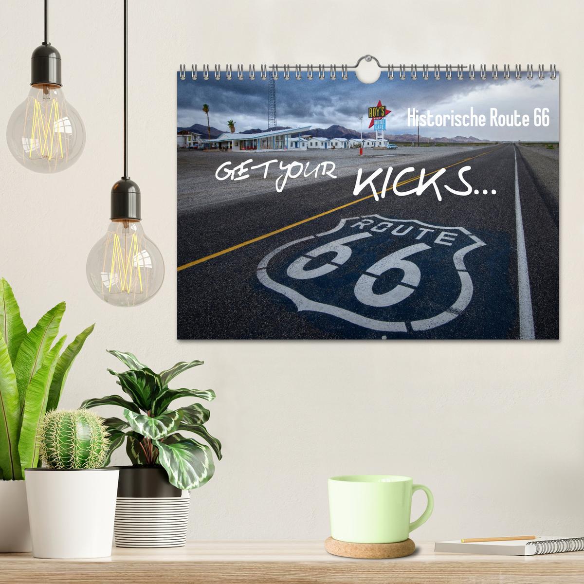 Bild: 9783435109562 | Route 66 (Wandkalender 2025 DIN A4 quer), CALVENDO Monatskalender