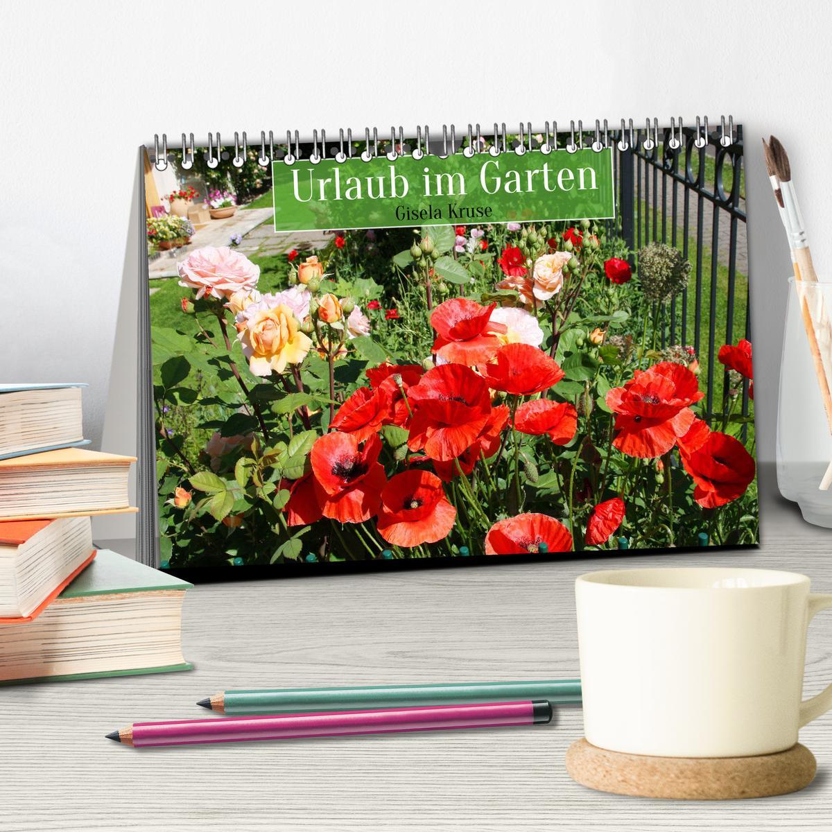 Bild: 9783383987984 | Urlaub im Garten (Tischkalender 2025 DIN A5 quer), CALVENDO...