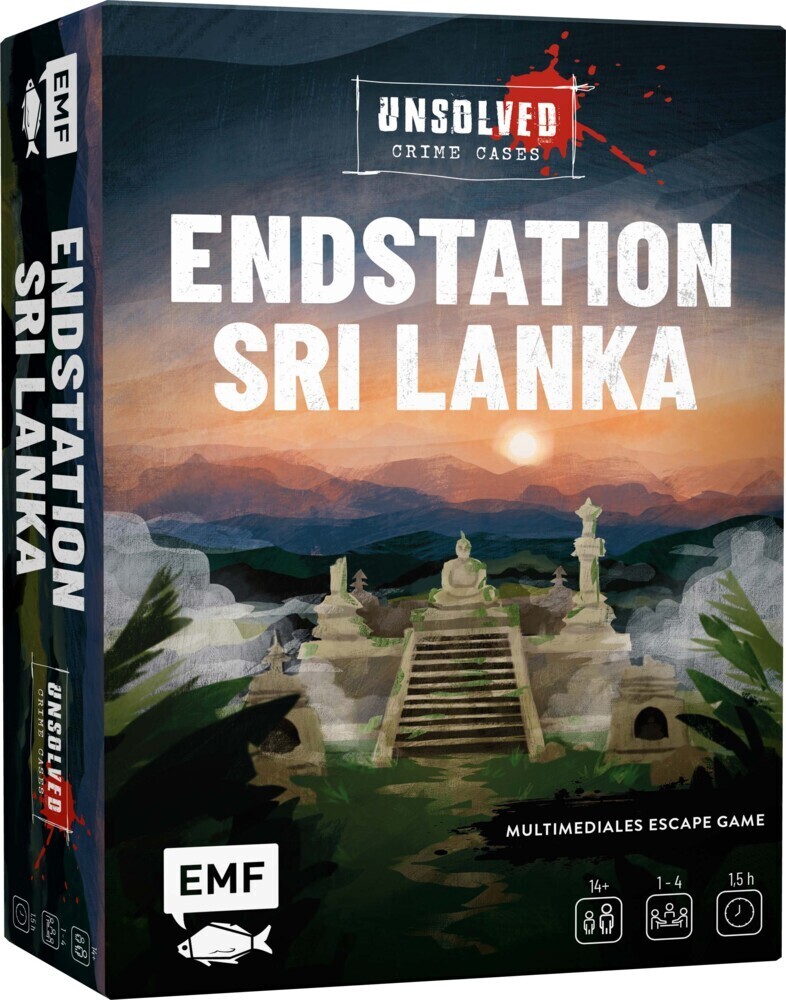 Cover: 4260478341500 | Krimi-Spielebox: Unsolved Crime Cases - Endstation Sri Lanka | GmbH