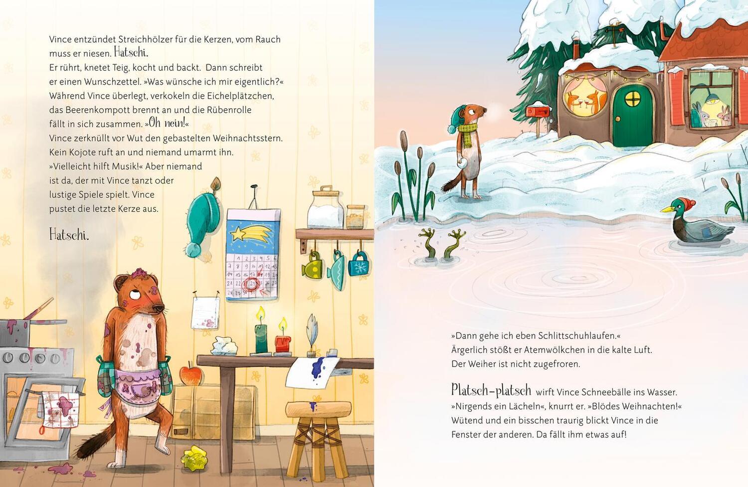 Bild: 9783551510006 | Wie feiern Wiesel Weihnachten? | Kerstin Hau | Buch | 32 S. | Deutsch