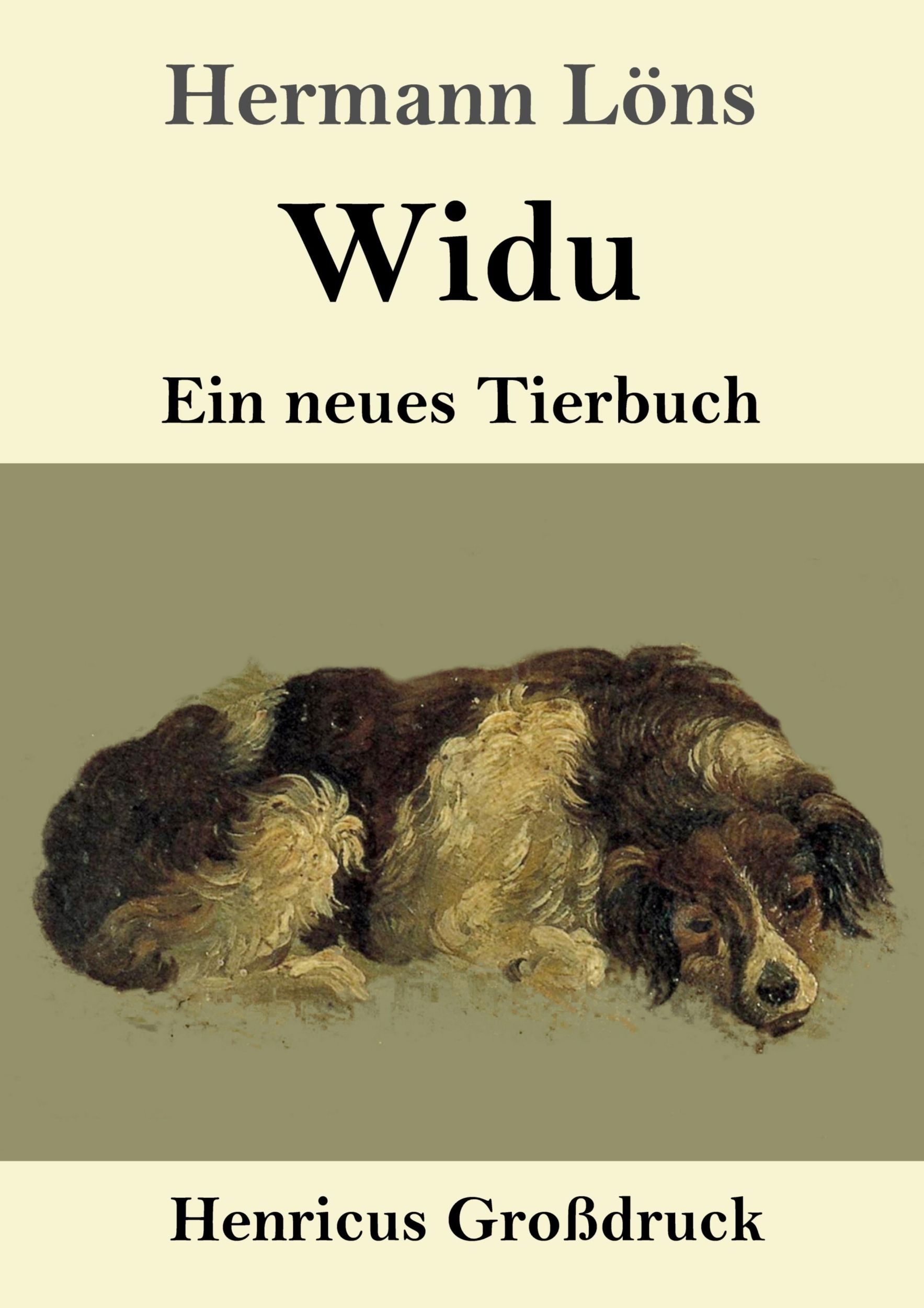 Cover: 9783847852629 | Widu (Großdruck) | Ein neues Tierbuch | Hermann Löns | Taschenbuch