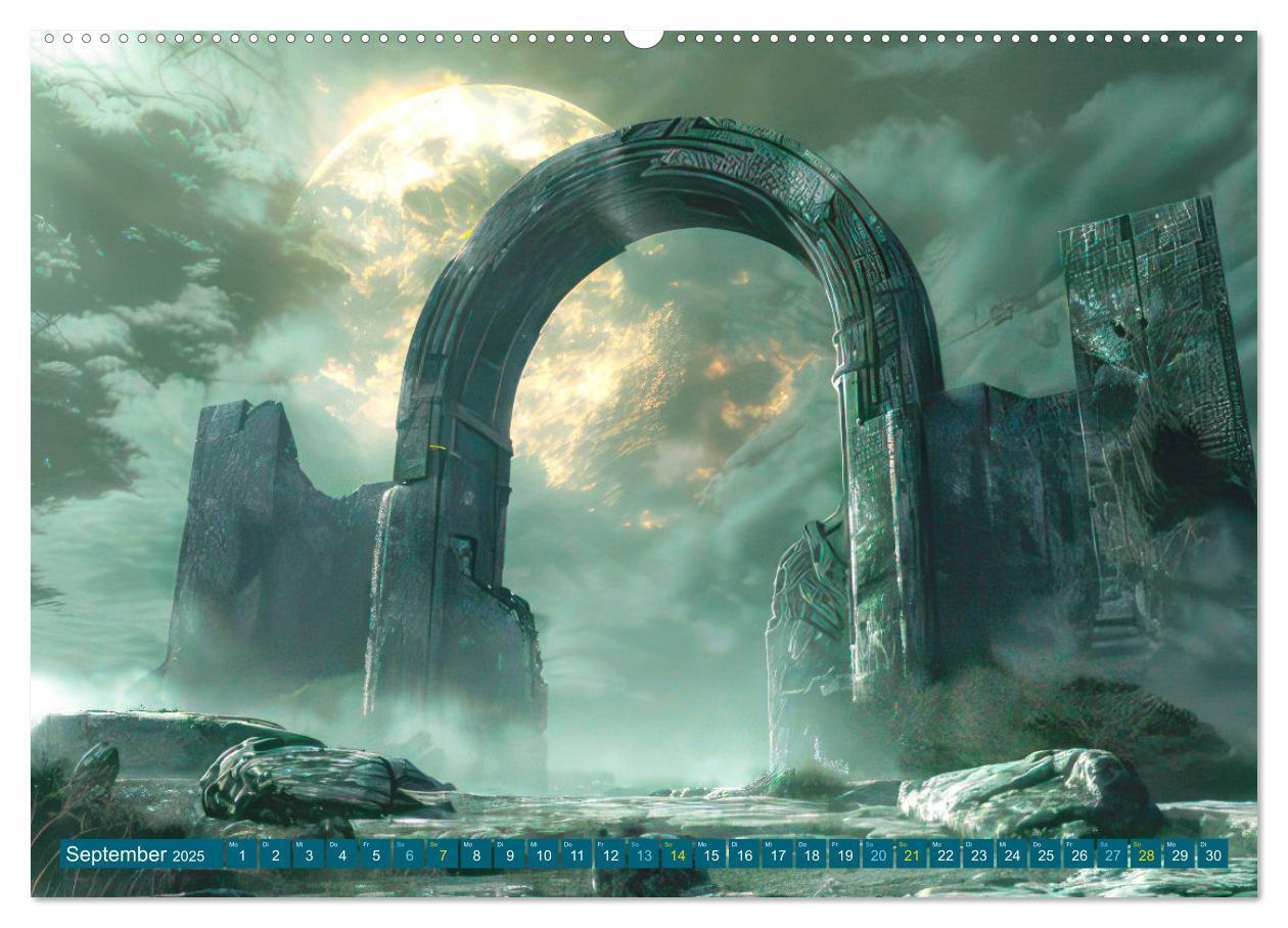 Bild: 9783383827358 | Mystische rätselhafte Orte (hochwertiger Premium Wandkalender 2025...