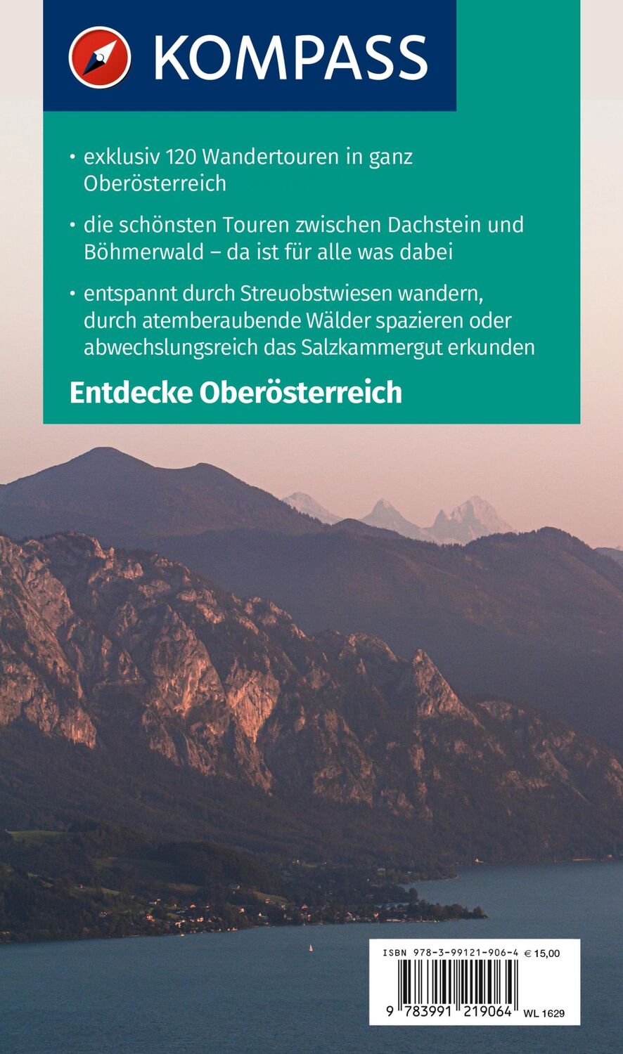 Rückseite: 9783991219064 | KOMPASS Wanderlust Oberösterreich | Wolfgang Heitzmann | Taschenbuch