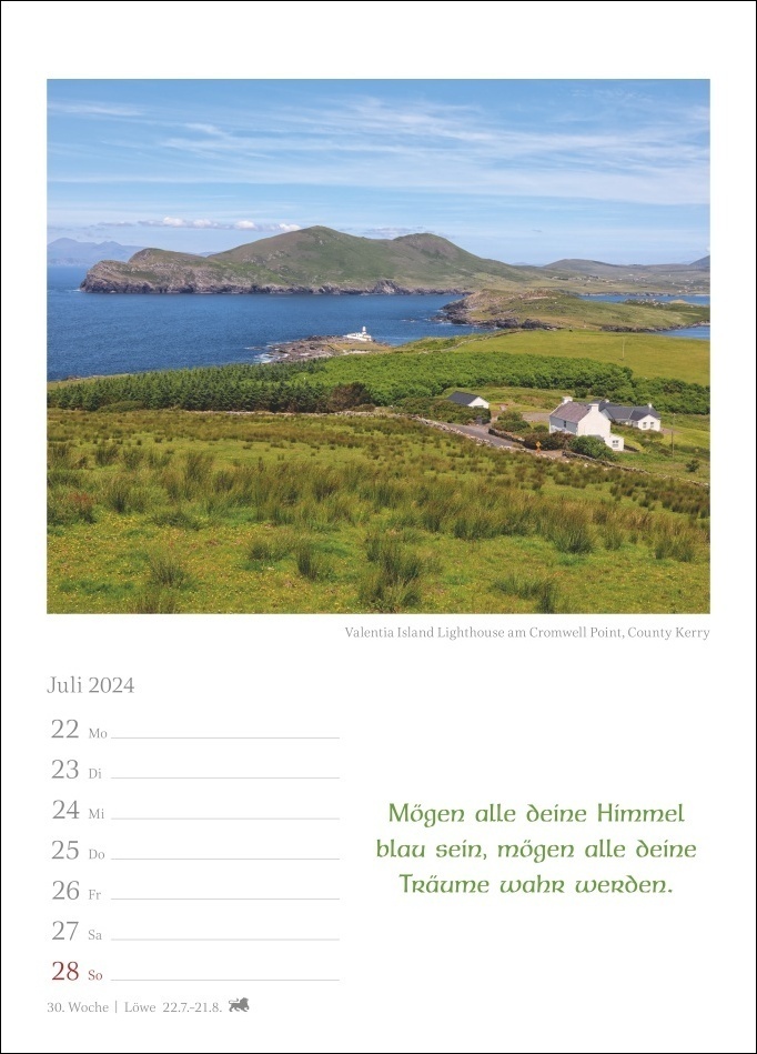 Bild: 9783840031618 | Irische Segenswünsche Wochenkalender 2024. Ein Foto-Kalender voll...