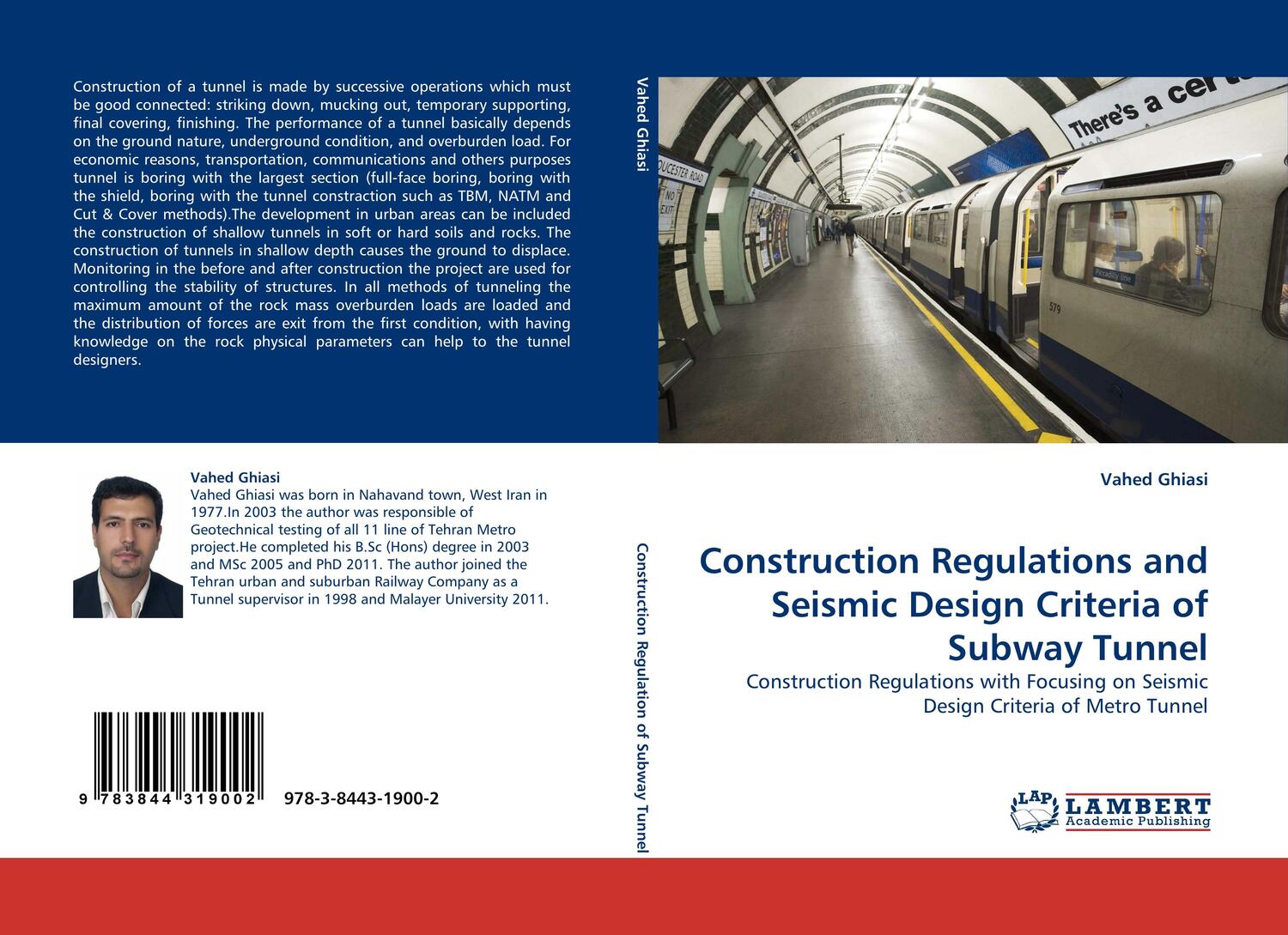 Cover: 9783844319002 | Construction Regulations and Seismic Design Criteria of Subway Tunnel
