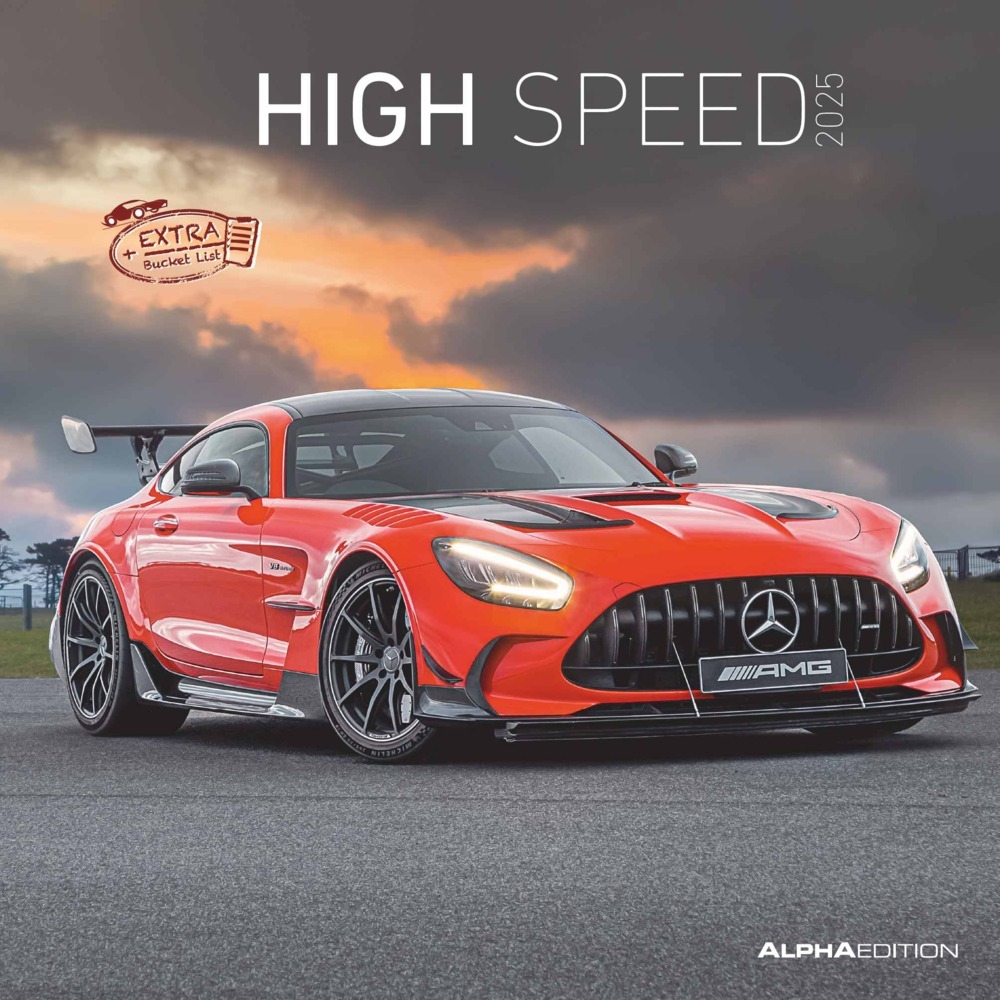 Cover: 4251732340957 | Alpha Edition - High Speed 2025 Broschürenkalender, 30x30cm,...