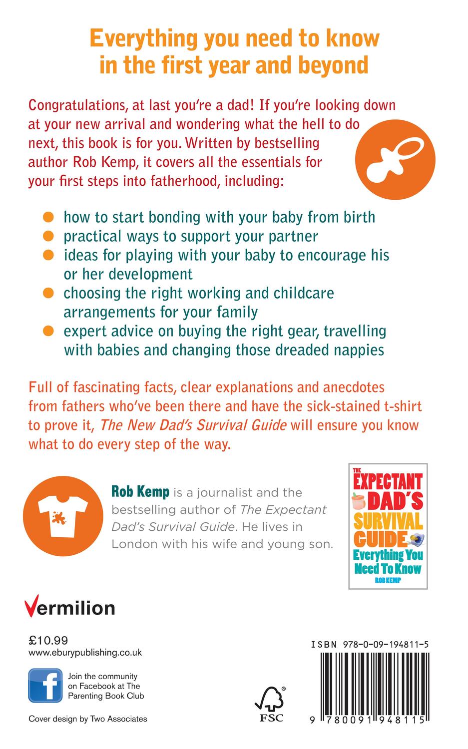 Rückseite: 9780091948115 | The New Dad's Survival Guide | Rob Kemp | Taschenbuch | Vermilion