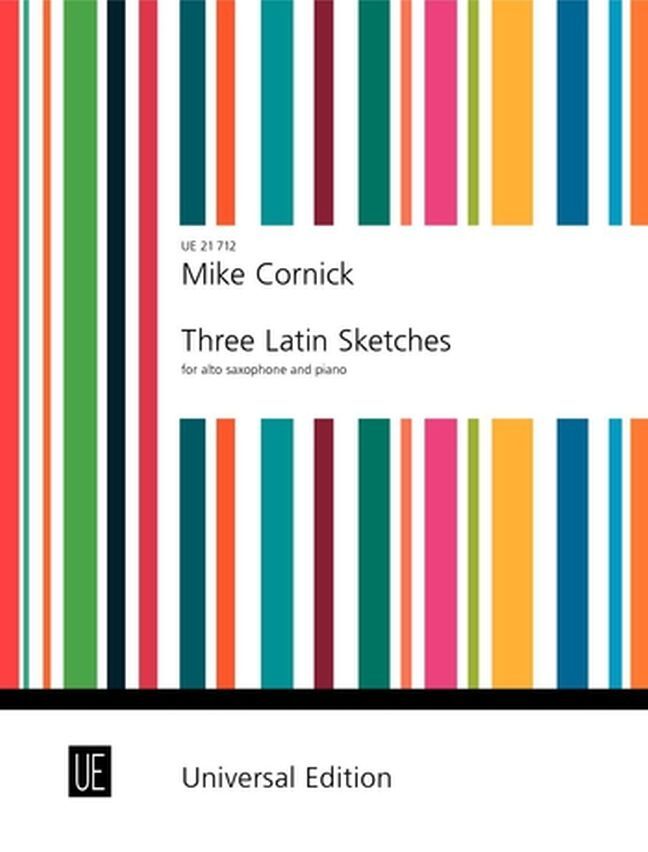 Cover: 9790008087332 | Three Latin Sketches | für Altsaxophon und Klavier. | Mike Cornick